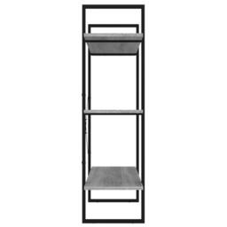 Berkfield Home Decorative Book Cabinet Grey Sonoma 100x30x105 cm Engineered Wood - Size: 100 x 30 x 105 cm - thumbnail 6