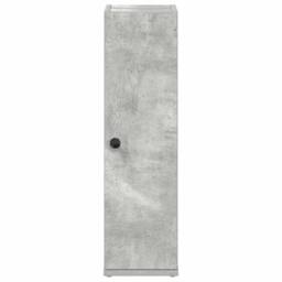 Berkfield Home Durable Bathroom Cabinet with Roll Holder Concrete Grey 20.5x22x72 cm - thumbnail 4