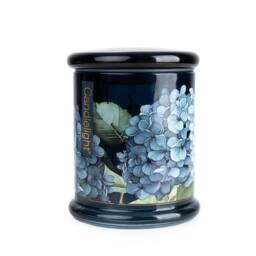 Madison & Mayfair Large Hydrangea & Jasmine Lidded Jar Candle in Blue - thumbnail 2