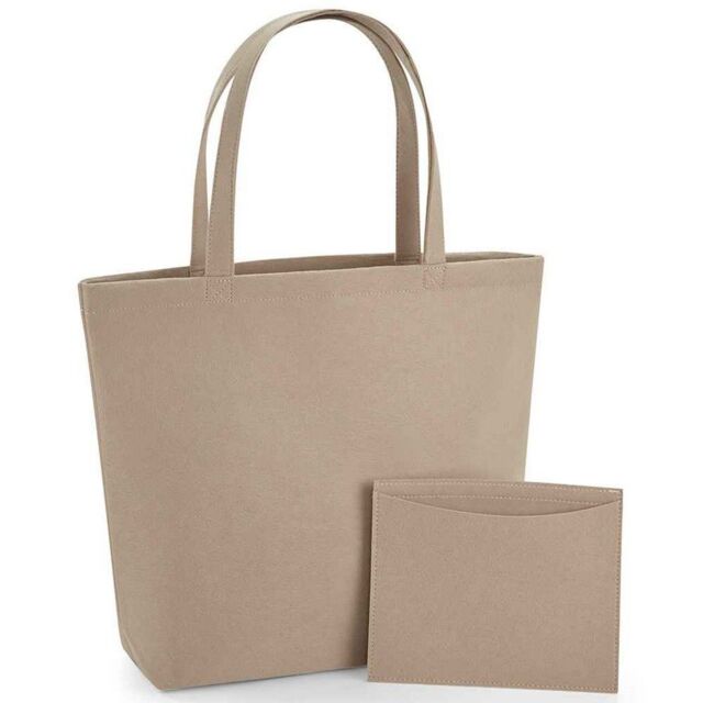 Bagbase Felt Shopper in Light Sand - image 1