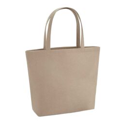 Bagbase Felt Shopper in Light Sand - thumbnail 2