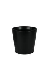 KDMD Hortus Vienna Matt Black Ceramic Pot 15cm 2 Pack