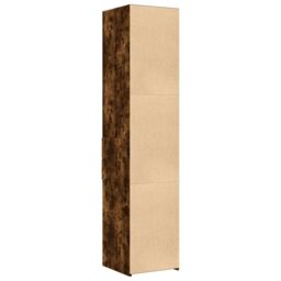 Berkfield Home Highboard Smoked Oak 40x42.5x185 cm Engineered Wood in Brown - thumbnail 6