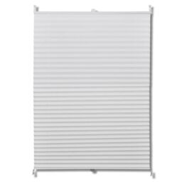Berkfield Home Plisse Blind 60x125cm White Pleated Blind - Size: 60x125 cm - thumbnail 2