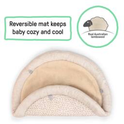 Ingenuity Every Season Plush Lambswool Baby Gym & Play Mat Newborn+ - thumbnail 5