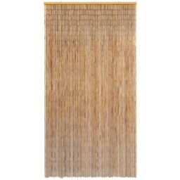 Berkfield Home Insect Door Curtain Bamboo 120x220 cm in Brown - thumbnail 2