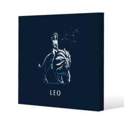 Benjamin Tate Design Zodiac leo (canvas) / 101 x 101 x 4cm in Natural - Size: 101 x 101 x 4 cm - thumbnail 1