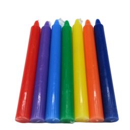 KDMD Seven Charkra Manifest Candles (pack of 7) in Brown - thumbnail 3