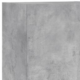 Berkfield Home 5 Piece TV Wall Units Concrete Grey Engineered Wood - thumbnail 9