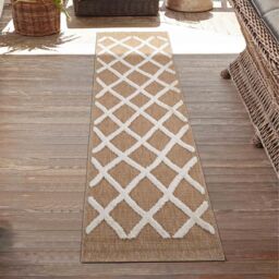 Desire Rugs Harper Aztec Pattern Water Resistant Indoor Area Rugs in Cream - Size: 160 cm x 230 cm - thumbnail 4