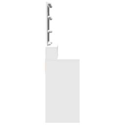 Berkfield Home Beautiful Dressing Table with LED White 80x41x144.5 cm - thumbnail 6