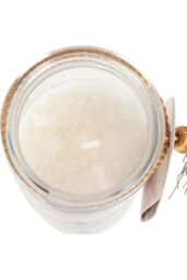 KDMD Athena Goddess Tube Candle with Clear Quartz Crystals in Pink - thumbnail 4
