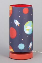 BHS Lighting Glow Space Table Lamp in Red - thumbnail 2