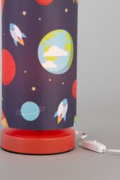 BHS Lighting Glow Space Table Lamp in Red - thumbnail 3