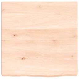 Berkfield Home Wall Shelf 40x40x(2-4) cm Untreated Solid Wood Oak in Brown - thumbnail 2