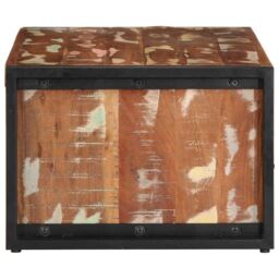 Berkfield Home Coffee Table Multicolour 90x50x36 cm Solid Wood Reclaimed - Size: 90 x 50 x 36 cm - thumbnail 6