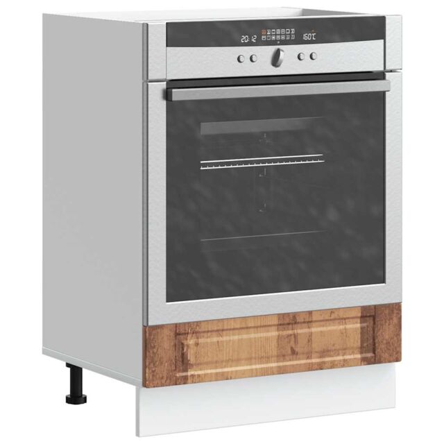 Berkfield Home Oven Cabinet¬†Porto Old Wood Engineered Wood in Brown - image 1