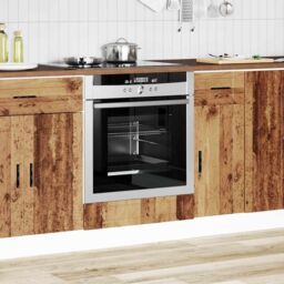 Berkfield Home Oven Cabinet¬†Porto Old Wood Engineered Wood in Brown - thumbnail 3