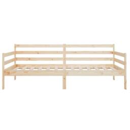 Berkfield Home Day Bed 80x200 cm Solid Wood Pine in Brown - thumbnail 6