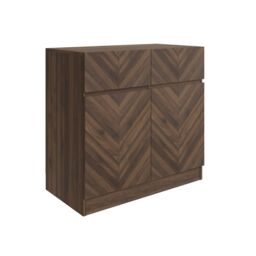GFW Catania Compact Sideboard in Walnut - thumbnail 2