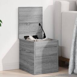 Berkfield Home Storage Box Grey Sonoma 30x35x35 cm Engineered Wood - Size: 30 x 35 x 35 cm - thumbnail 2
