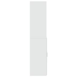 Berkfield Home Highboard White 80x42.5x185 cm Engineered Wood - thumbnail 5