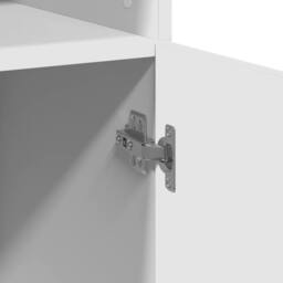 Berkfield Home Highboard White 80x42.5x185 cm Engineered Wood - thumbnail 7