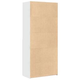 Berkfield Home Highboard White 80x42.5x185 cm Engineered Wood - thumbnail 6