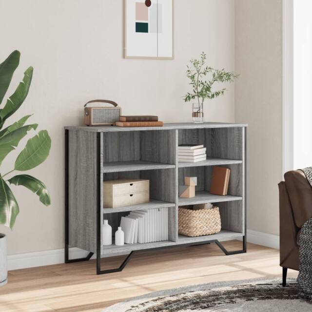 Berkfield Home Sideboard Grey Sonoma 101x35.5x74.5 cm Engineered Wood - image 1