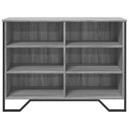 Berkfield Home Sideboard Grey Sonoma 101x35.5x74.5 cm Engineered Wood - thumbnail 4