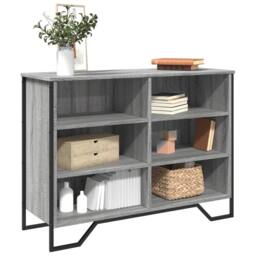 Berkfield Home Sideboard Grey Sonoma 101x35.5x74.5 cm Engineered Wood - thumbnail 2