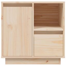 Berkfield Home Bedside Cabinet 50x34x50 cm Solid Wood Pine in Brown - Size: 50 x 34 x 50 cm - thumbnail 6