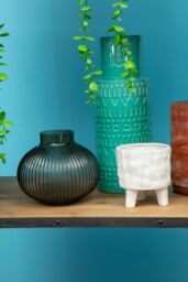 Orsina Nullah Small Glass Vase in Brown - thumbnail 3
