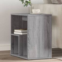 Berkfield Home Side Tables 2 pcs Grey Sonoma 50x30x50 cm Engineered Wood - Size: 50 x 30 x 50 cm - thumbnail 2