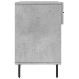 Berkfield Home Shoe Bench Concrete Grey 102x35x55 cm Engineered Wood - Size: 102 x 35 x 55 cm - thumbnail 7