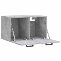 Berkfield Home Wall Cabinet Concrete Grey 60x36.5x35 cm Engineered Wood - thumbnail 6