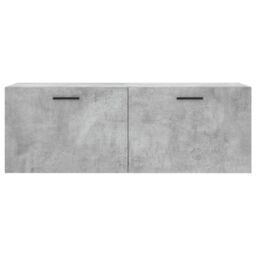 Berkfield Home Wall Cabinet Concrete Grey 100x36.5x35 cm Engineered Wood - thumbnail 5