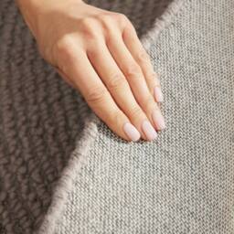 THE RUGS Eleni Wool Rug Hand Tufted Wool Geometric Area Rug Scandinavian Style in Brown - Size: 120 cm x 180 cm - thumbnail 5