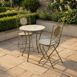 Scottish Everlastings Ltd Lemon Mosaic Bistro Set
