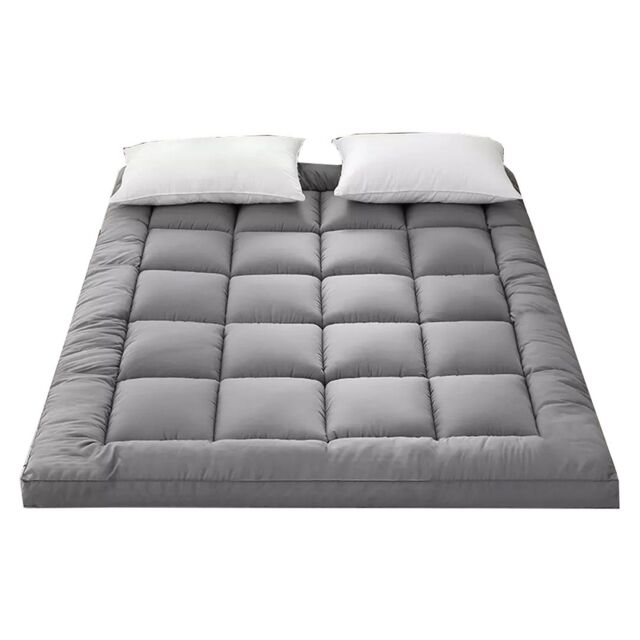 VOGREX Deep 10cm Hotel-Style Mattress Enhancer for Superior Softness in Grey - image 1