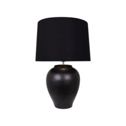 Pagazzi Belen Black Ceramic Table Lamp - thumbnail 4