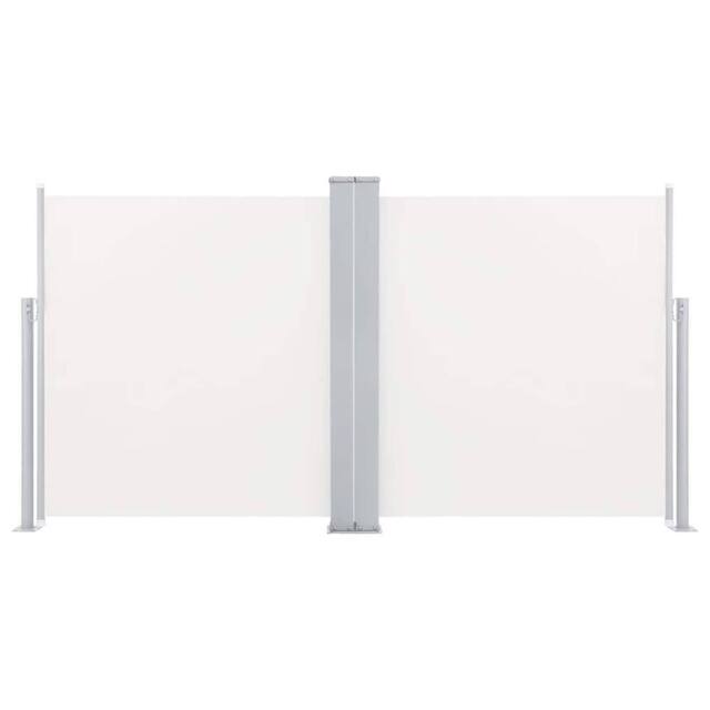 Berkfield Home Retractable Side Awning Cream 100x600 cm in Beige - image 1