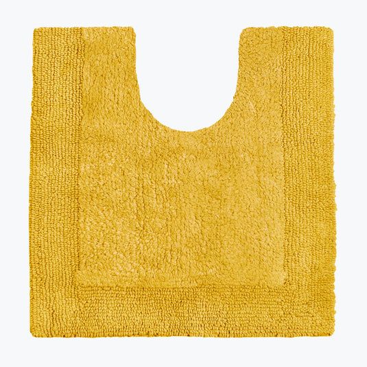 Allure Bath Fashions Elegance Reversible Heavyweight Pedestal Mat in Mustard - image 1