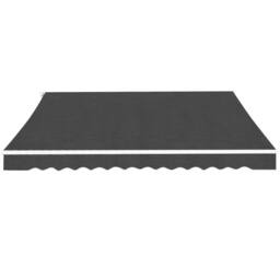 Berkfield Home Folding Awning Manual Operated 450 cm Anthracite in Black - thumbnail 2