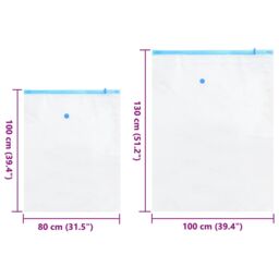 Berkfield Home Vacuum Storage Bags 5 pcs 2 Sizes - thumbnail 7