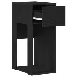 Berkfield Home Durable Computer Tower Stand with Drawer Black 30x44x74 cm - Size: 30 x 44 x 74 cm - thumbnail 4