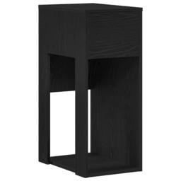 Berkfield Home Durable Computer Tower Stand with Drawer Black 30x44x74 cm - Size: 30 x 44 x 74 cm - thumbnail 3