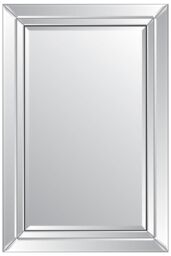 MirrorOutlet Cranbury All Glass Large Dress Mirror 120 x 80 CM in Silver - Size: 1 Pack - thumbnail 5
