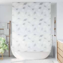Berkfield Home Shower Roller Blind 150x240 cm Fabric Width 146 cm in Grey - thumbnail 1