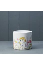 KDMD White & Multicolour Spring Meadow Pot - 13mm